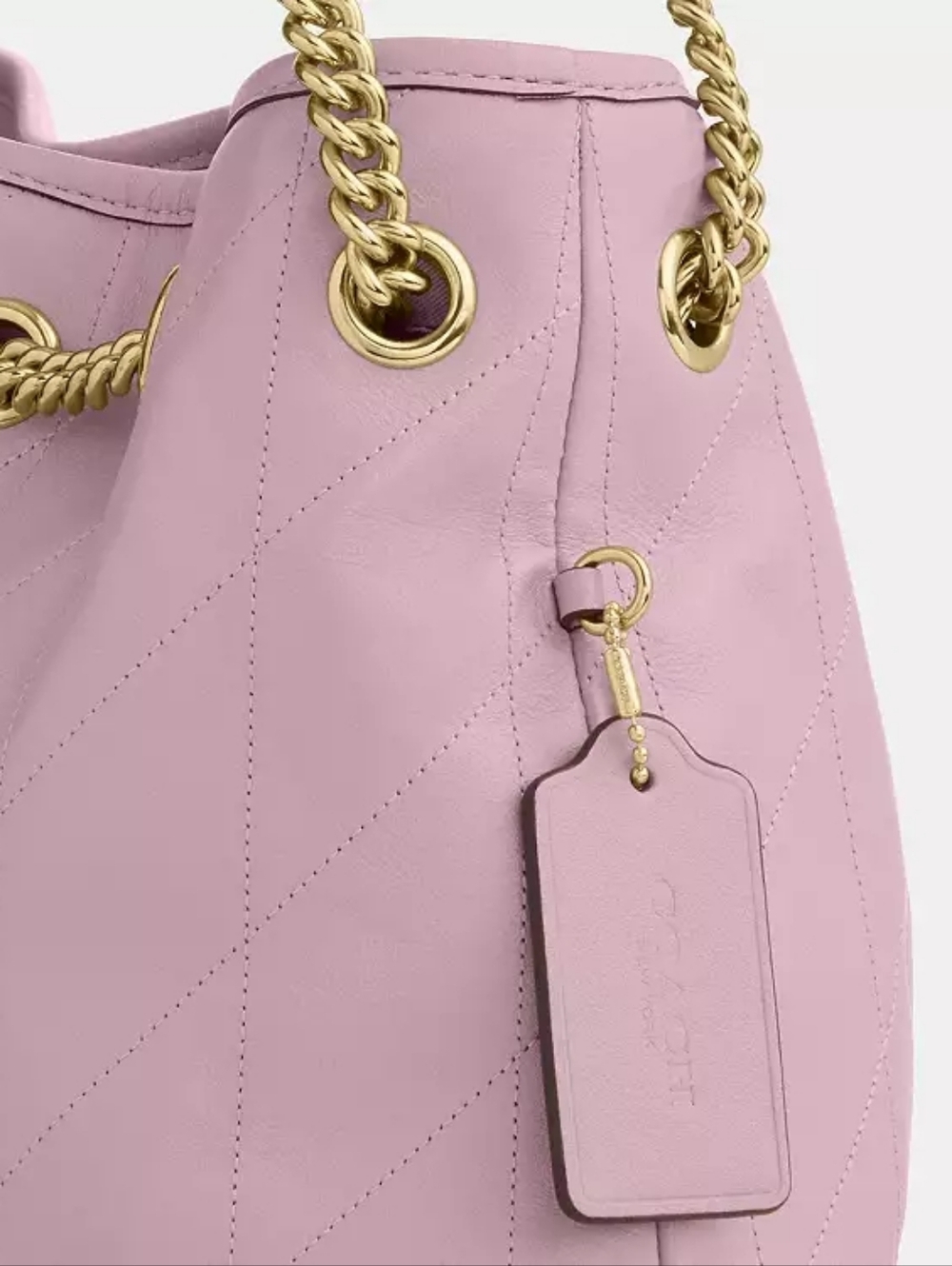 Coach Evelyn Shoulder Bag With Quilting (Pink incarnation) - Picture 16 of 16